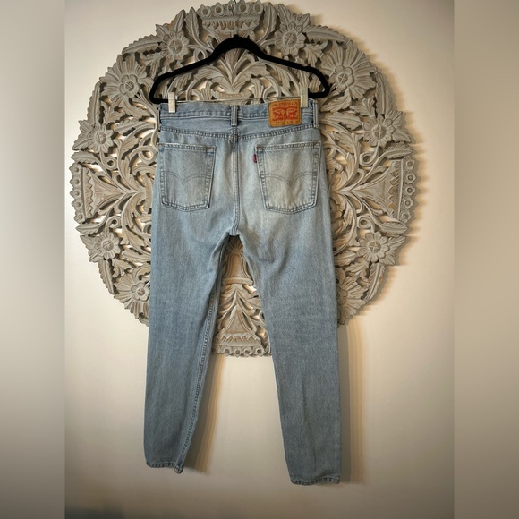 Vintage Levi’s 510 High-Waisted Light Wash Denim Jeans Size 30/30 - Picture 1 of 8